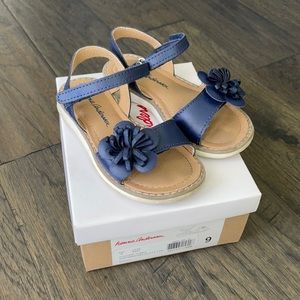 Hanna Andersson Navy Sandals Justina